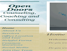 Tablet Screenshot of opendoorscounselingaz.com